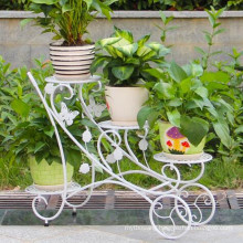 Wrought Iron Planter Stand for Outdoor Decoration